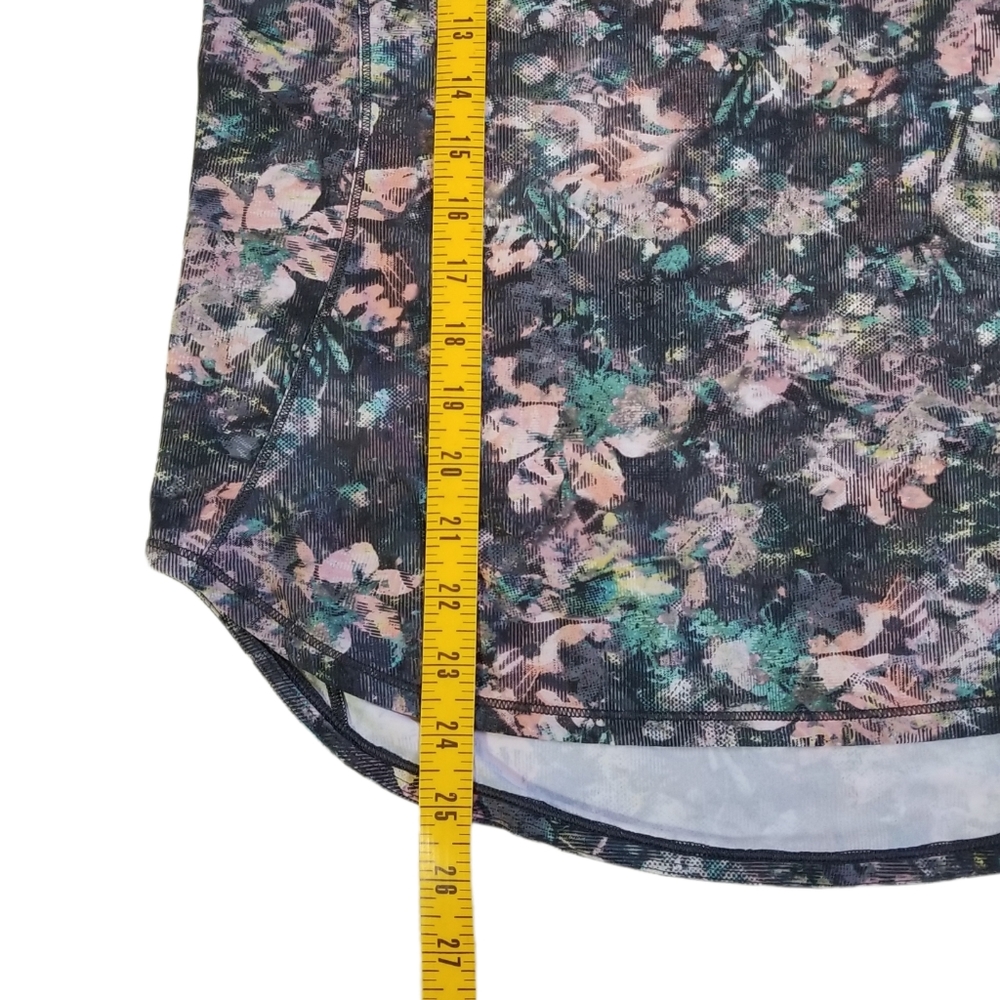 LULULEMON Sculpt Tank II Size 6 Dappled Dazed Multi Run Athleisure Gym Mesh - Picture 10 of 11